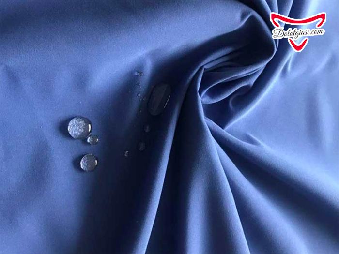 Sử dụng giọt nước để nhận biết vải polyester