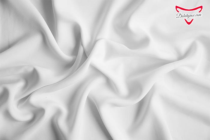 Vải Polyester trắng